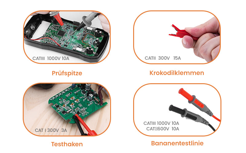 KET12 Electrician Test Leads