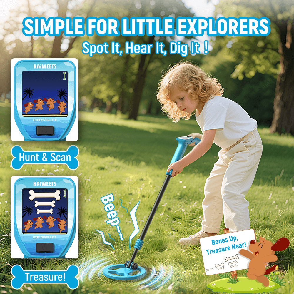 KAIWEETS EXPLORER LITE Kids Metal Detector