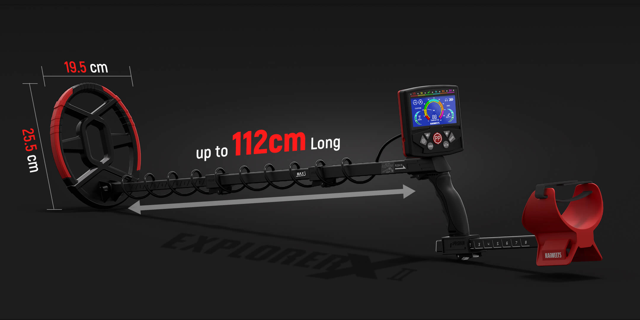 KAIWEETS EXPLORER X Ⅱ Metal Detector A+