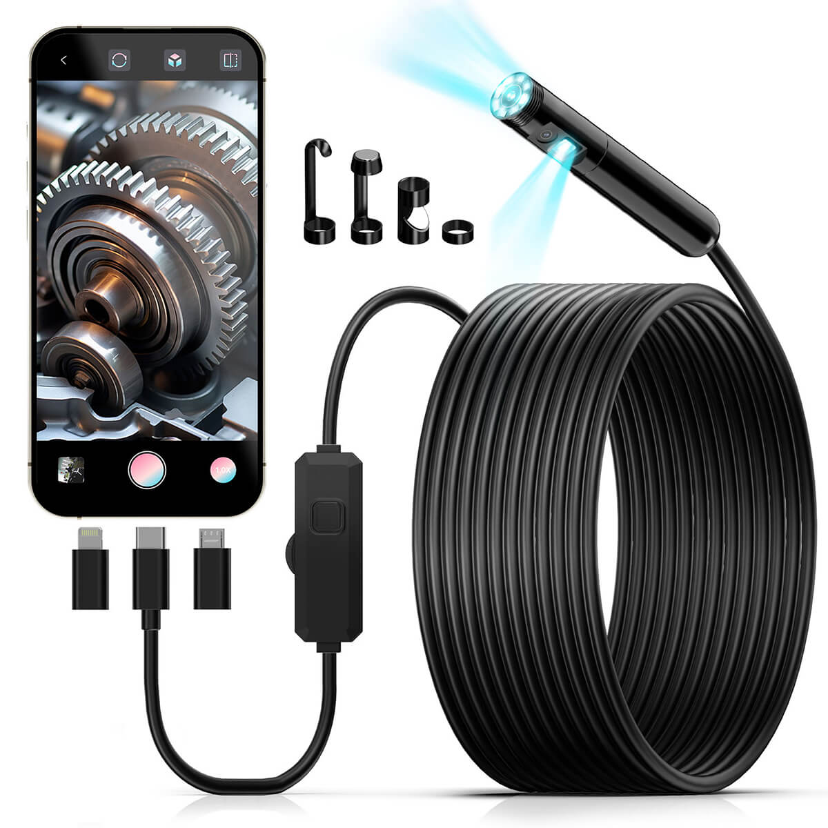 KAIWEETS KBM01 1920P Endoscope Camera