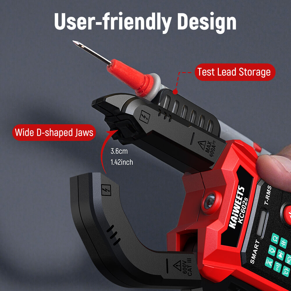 KAIWEETS KC602S Smart AI Clamp Meter