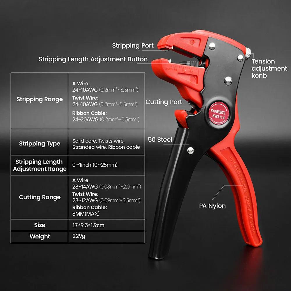 KAIWEETS KWS-114 Automatic Wire Stripper/Cutter - Kaiweets
