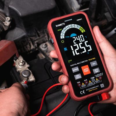 How do you check the Voltage with a Kaiweets Multimeter? - Kaiweets