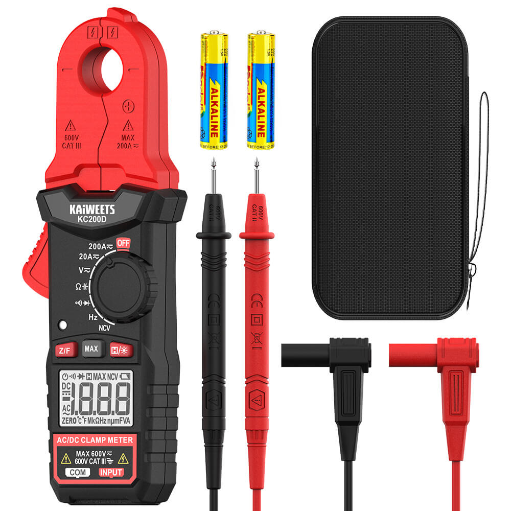 KAIWEETS KC200D Digital Clamp Meter