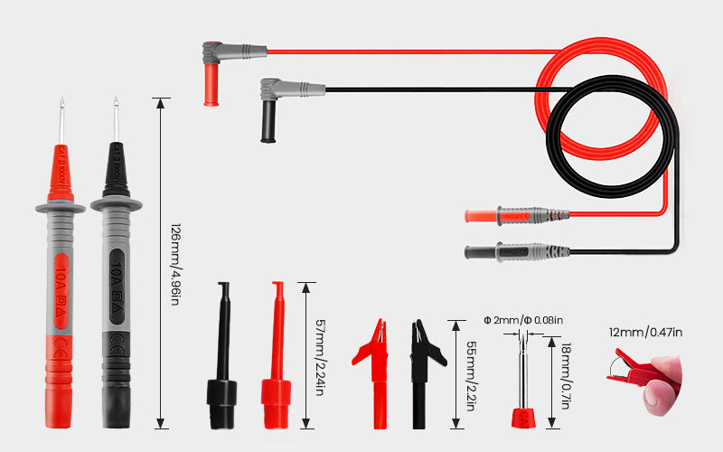 KAIWEETS KET01 Test Leads