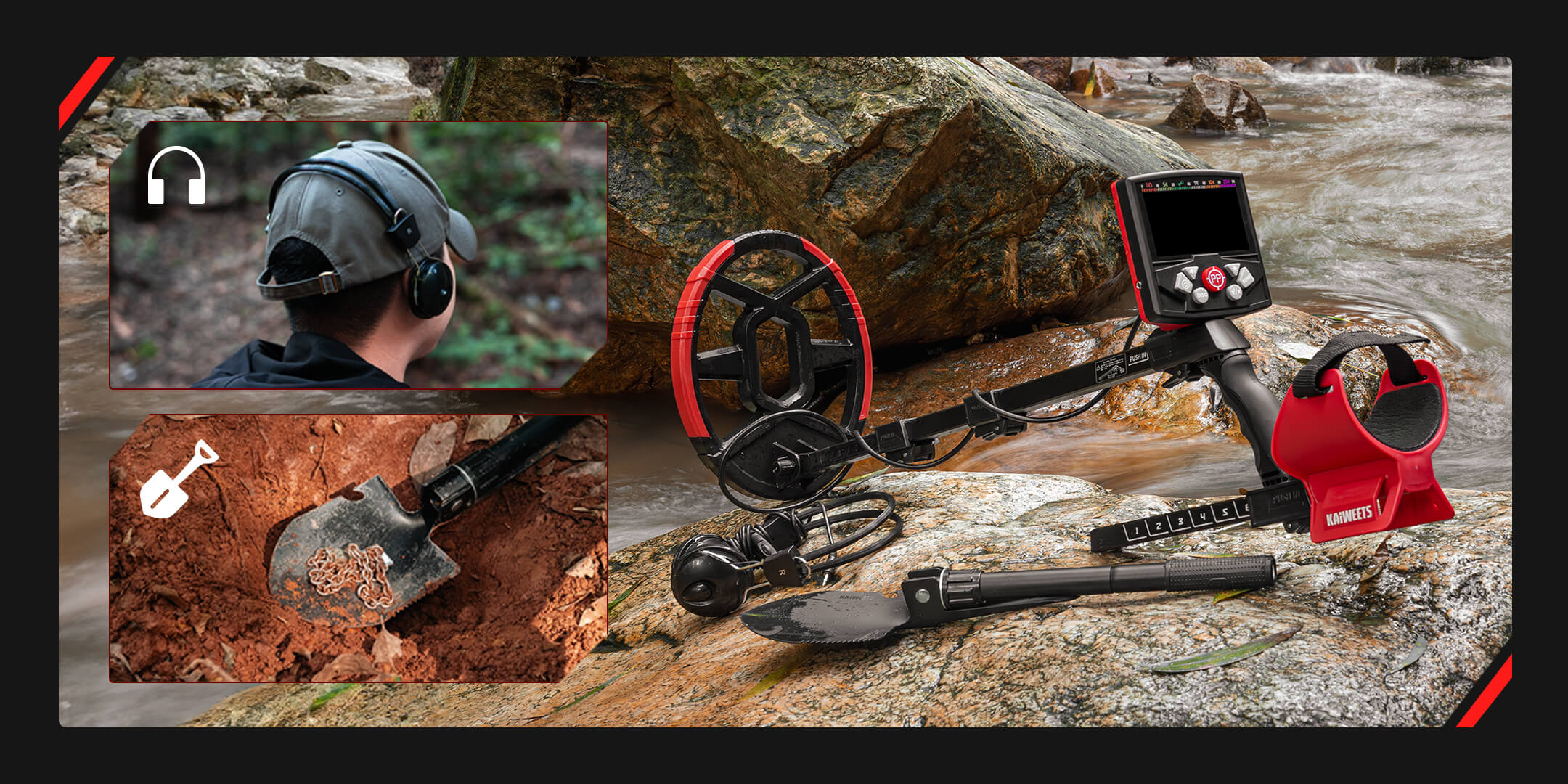 KAIWEETS EXPLORER X Ⅱ Metal Detector A+