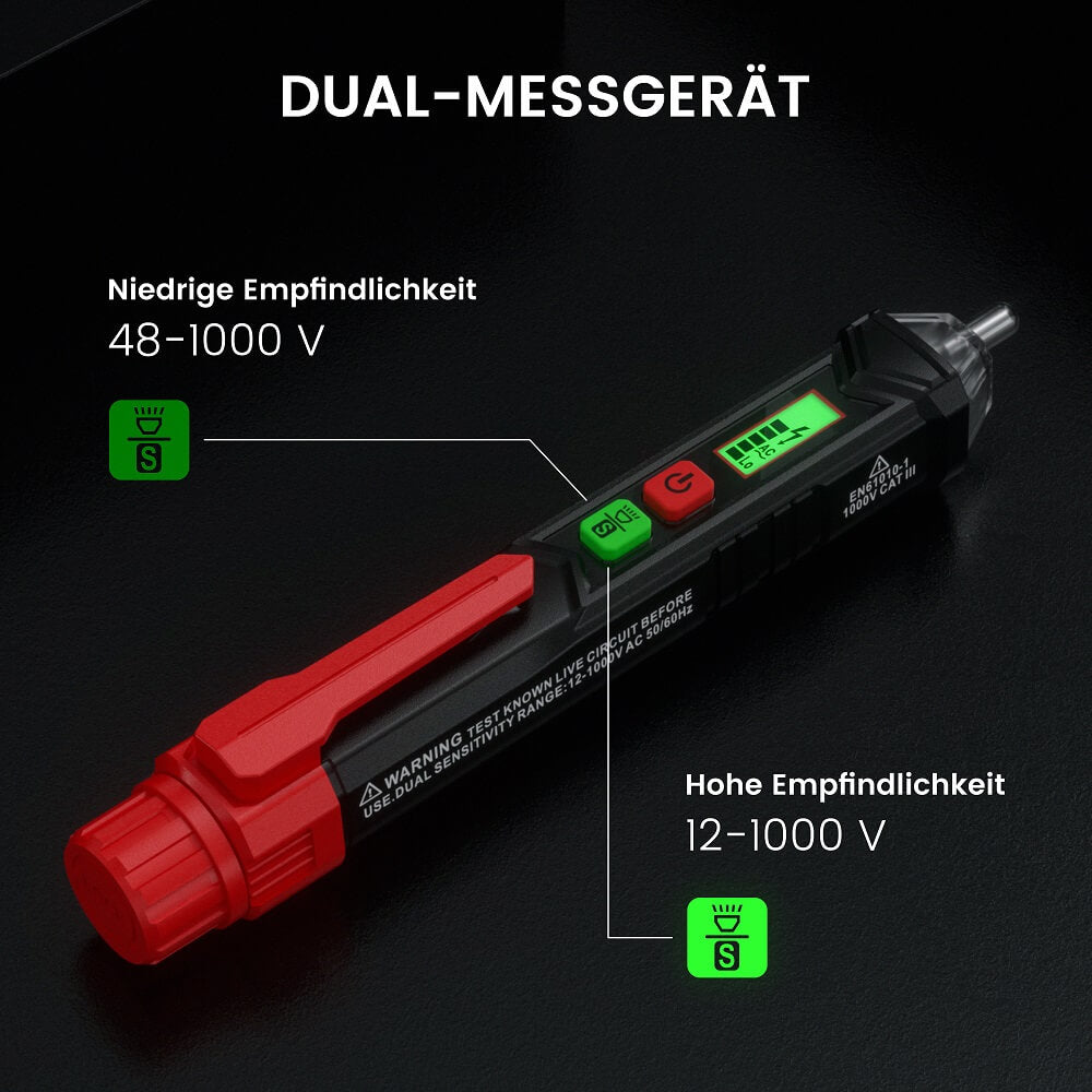 KAIWEETS HT100 Voltage Tester Kit for electricians and DIY use