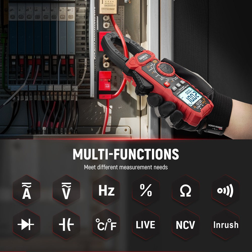 KAIWEETS HT208F Inrush Digital Clamp Meter