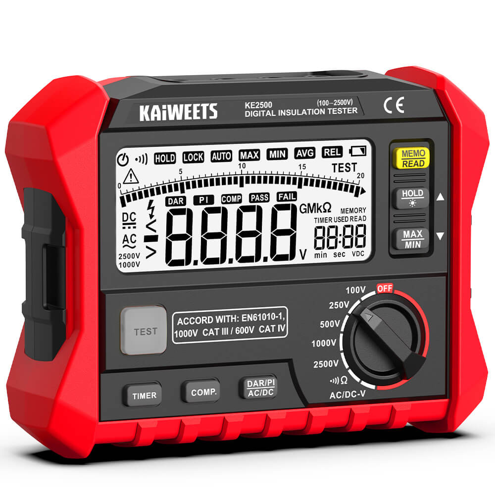 KAIWEETS KE2500 Insulation Resistance Tester