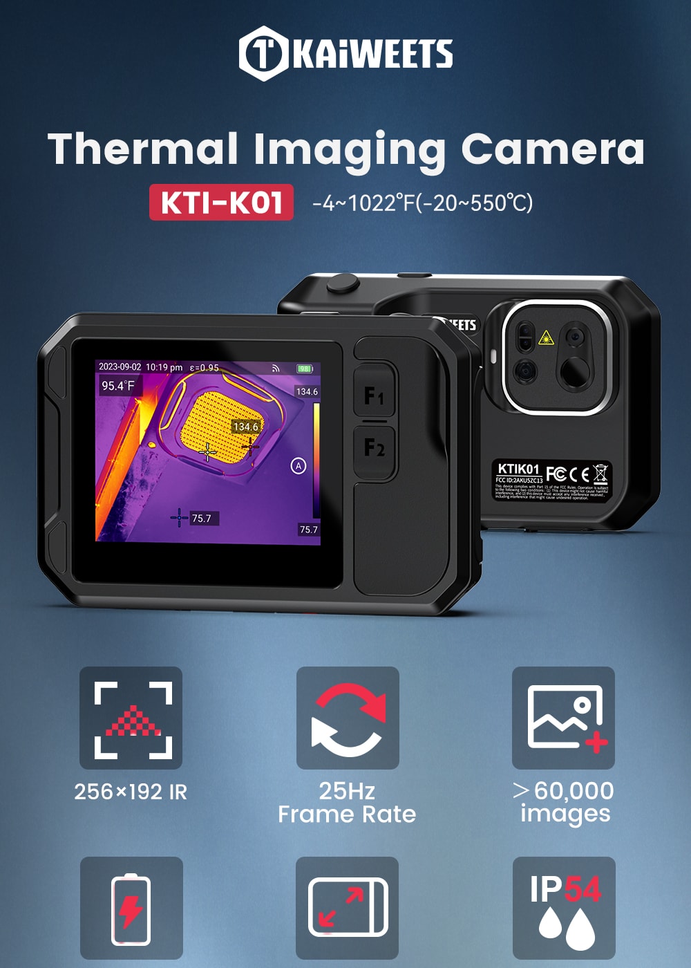 features of KTI-K01 thermal cameras