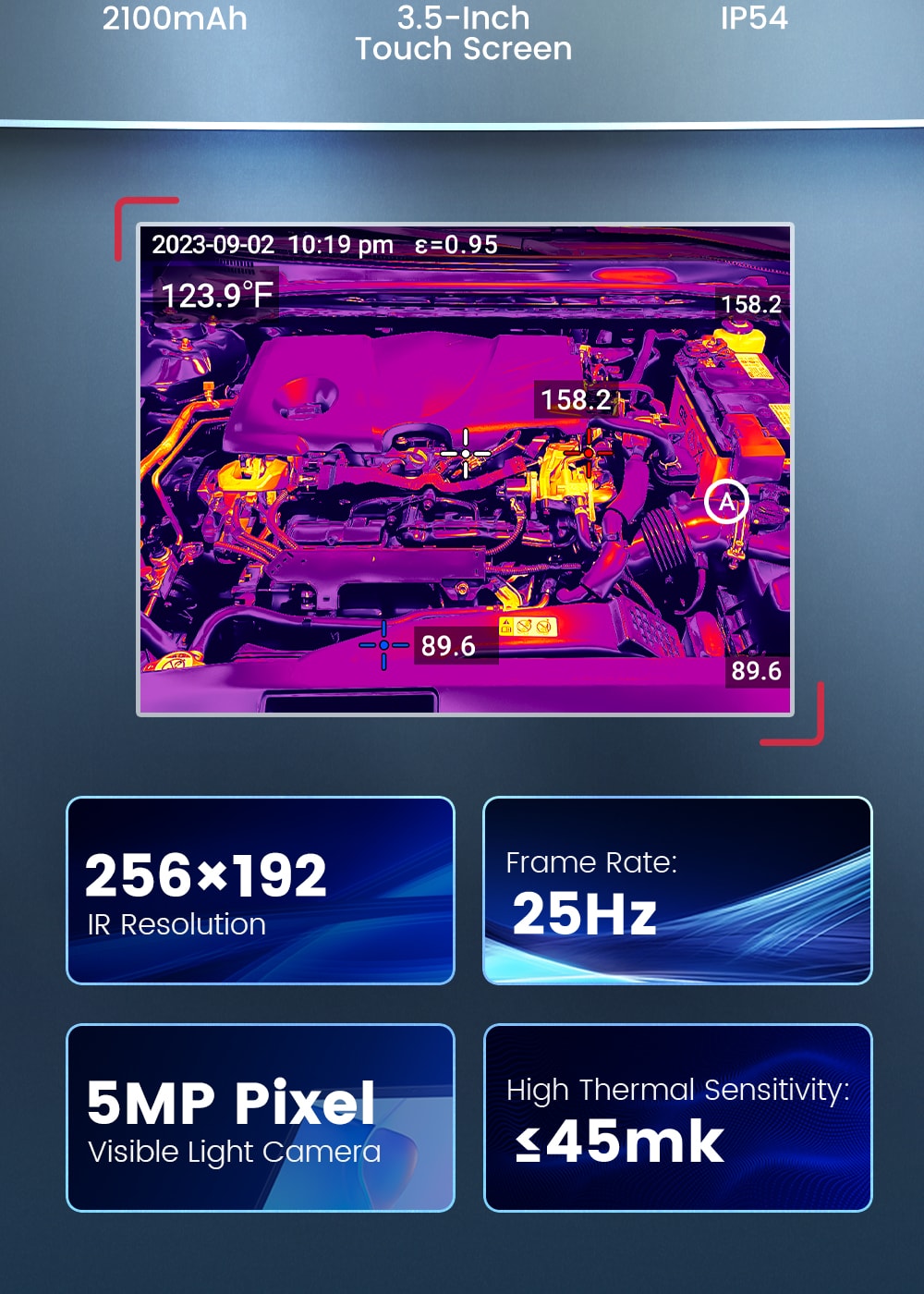 KTI-K01 5MP Pixel high resolution thermal camera