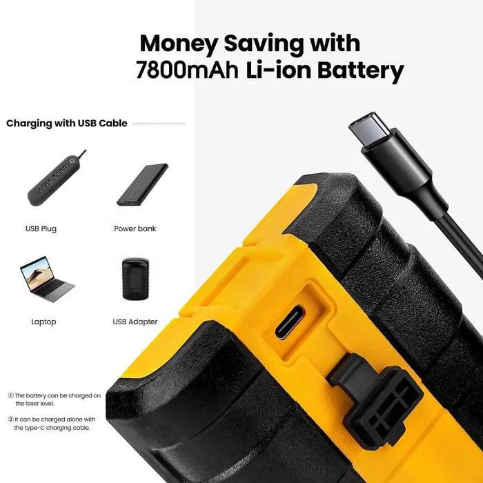 KAIWEETS 7800mAh Rechargeable Lithium Battery for KT360A Laser Level - Kaiweets