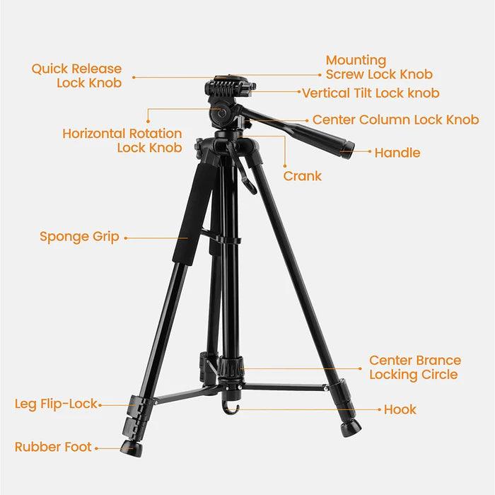 KAIWEETS CAT01 1.5M Tripod - Kaiweets