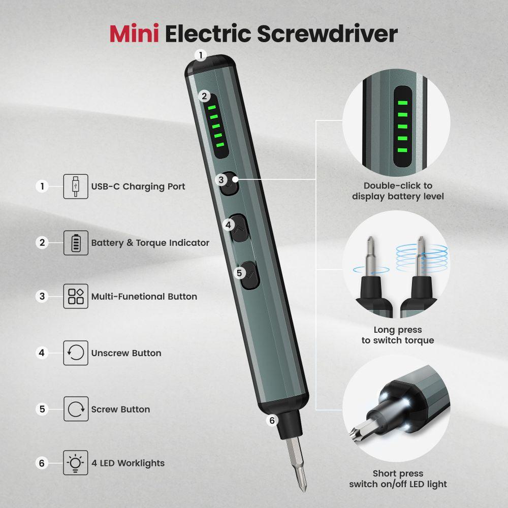 KAIWEETS ES21 Precise Electric Screwdriver set - Kaiweets