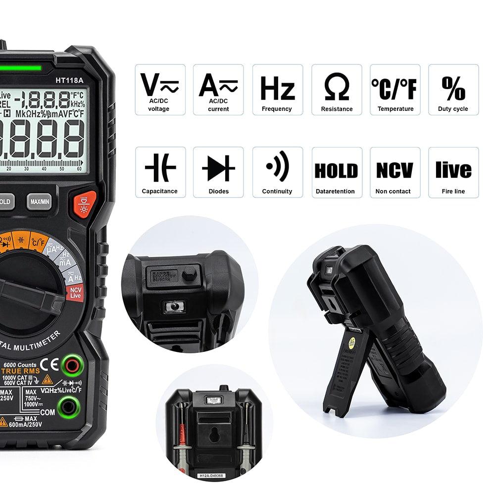 KAIWEETS HT118A T-RMS Digital Multimeter - Kaiweets