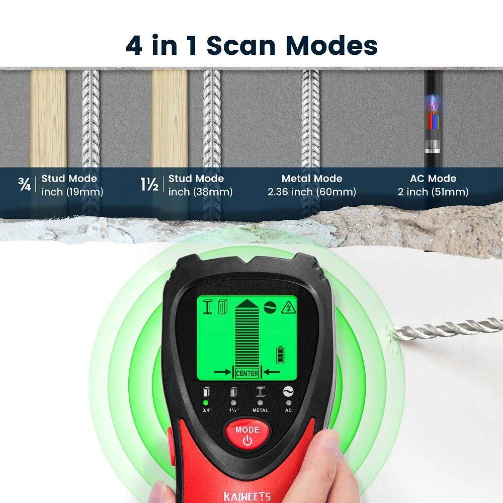 KAIWEETS KES01 5-in-1 Stud Finder Wall Scanner - Kaiweets