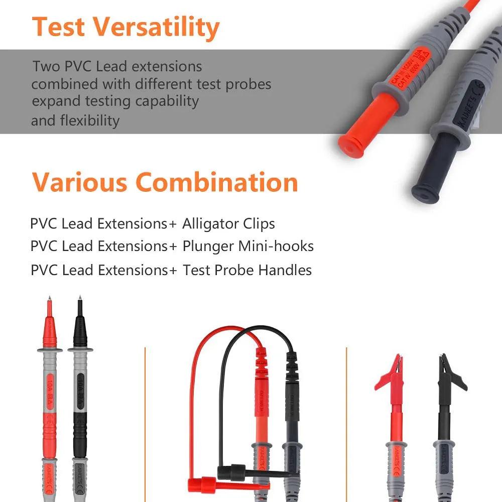 KAIWEETS KET01 Multimeter Test Leads Kit - Kaiweets