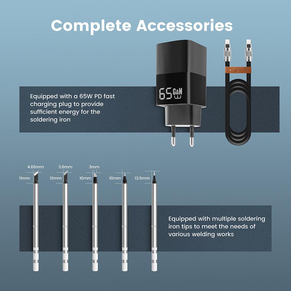 KAIWEETS KETS02 Smart Digital Soldering Iron Kit - Kaiweets