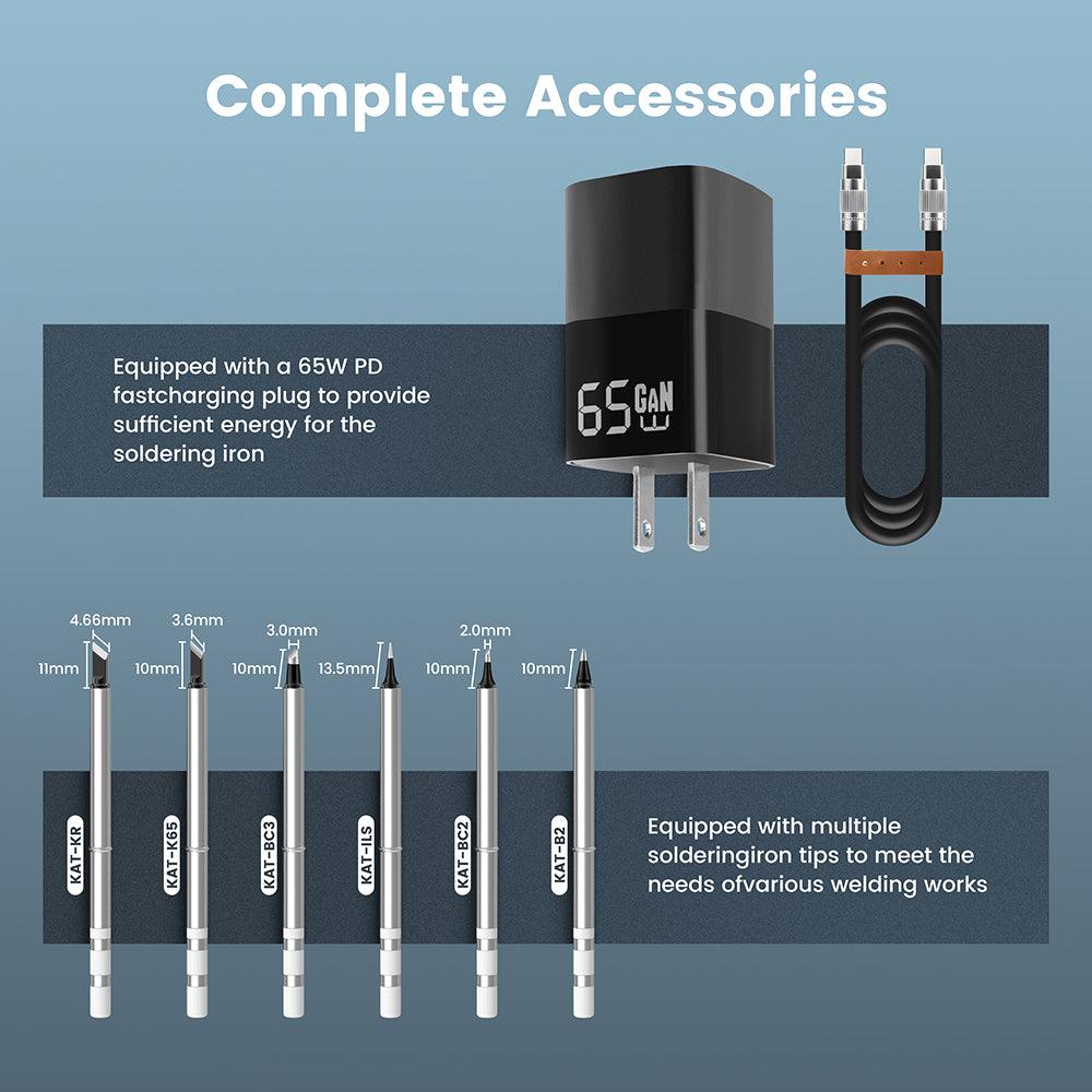 KAIWEETS KETS02 Smart Digital Soldering Iron Kit - Kaiweets