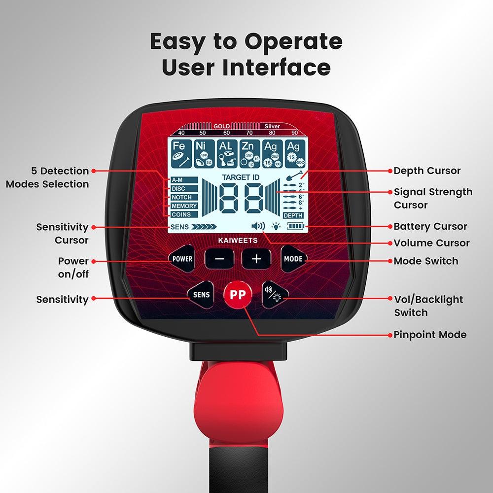 KAIWEETS KGM01 Metal Detector - Kaiweets