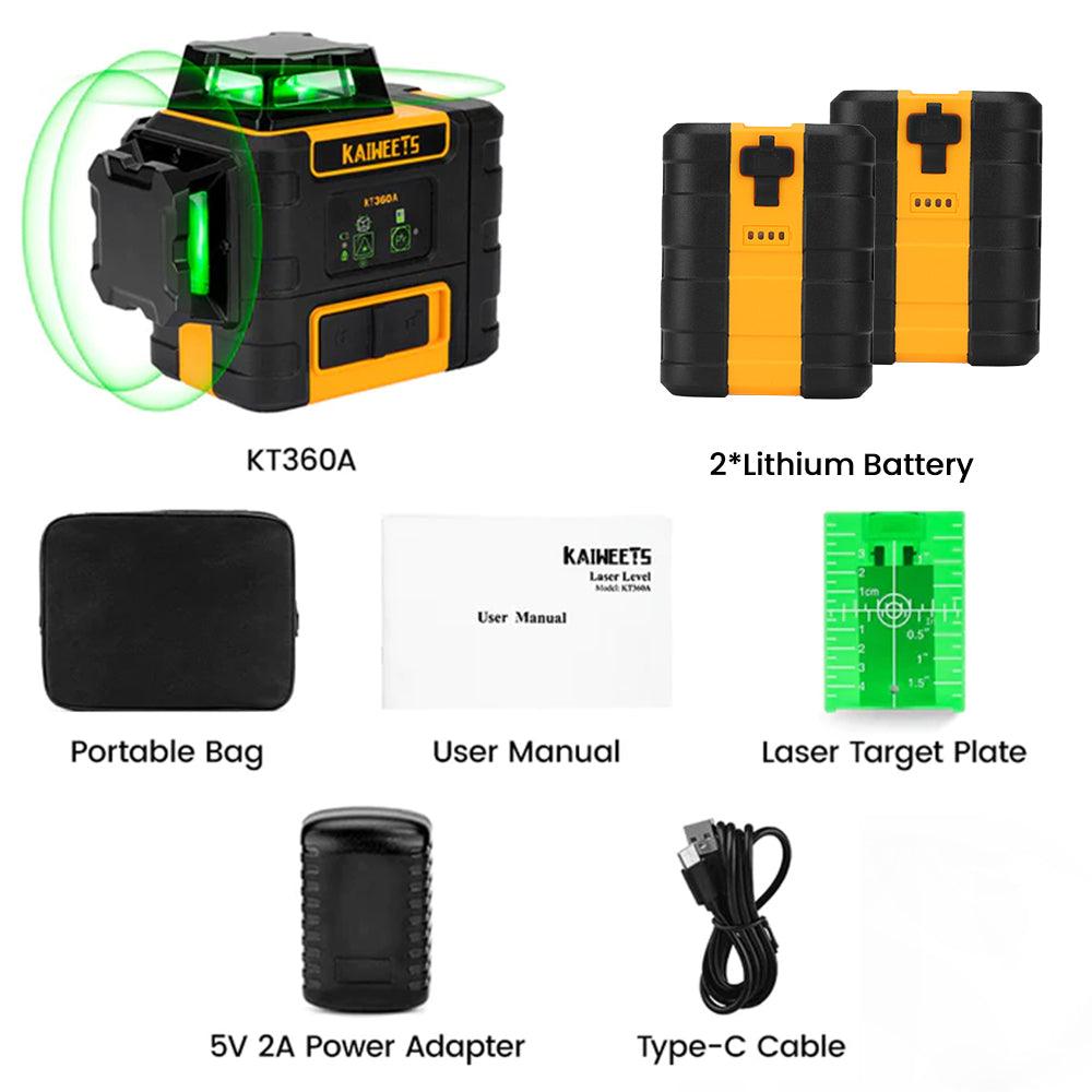 KAIWEETS KT360A 3*360 Laser Level - Kaiweets