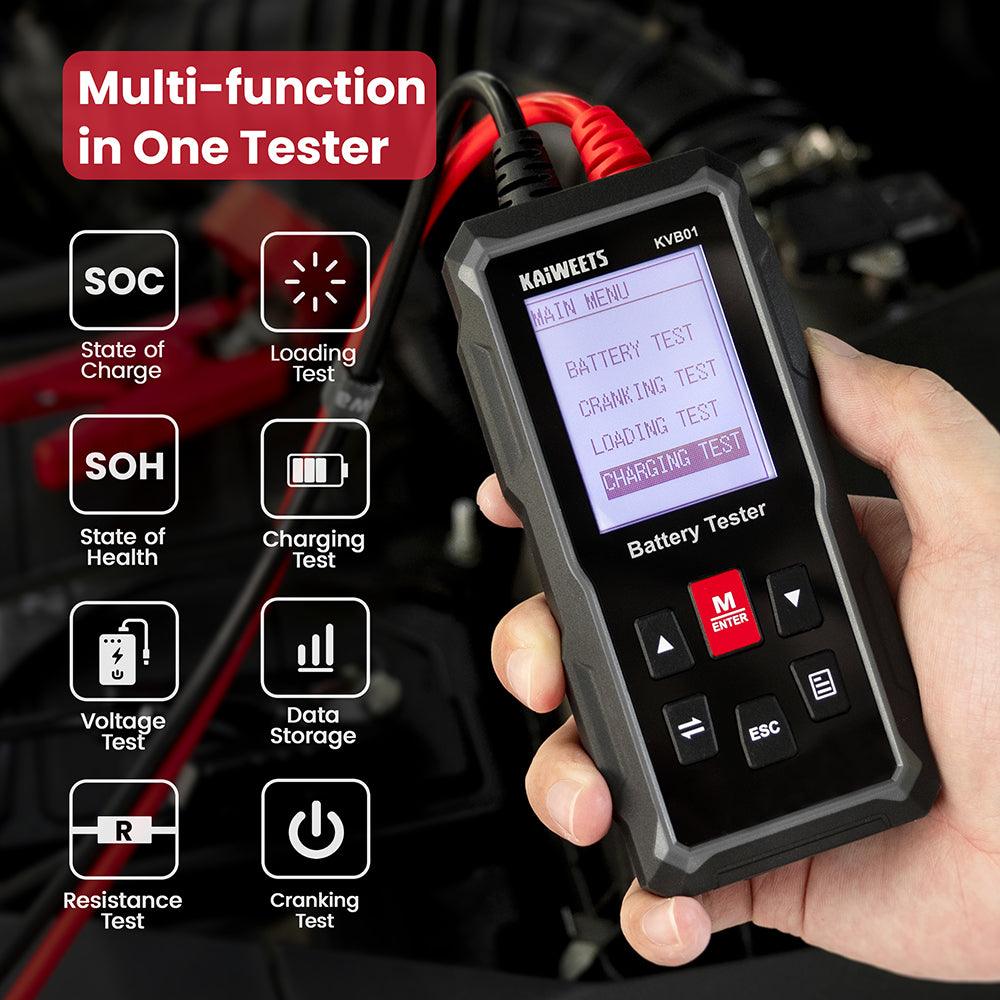 KAIWEETS KVB01 12V24V Car Battery Tester - Kaiweets